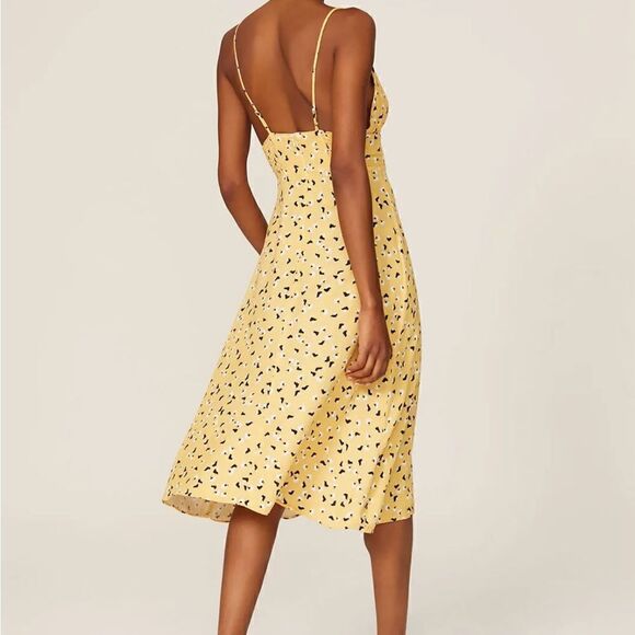 Revolve Amanda Uprichard Amory  MIDI Dress Woman’s Size Medium - Picture 5 of 7